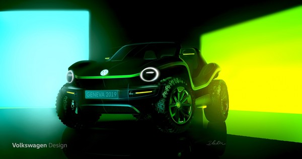 ▲全新電動Buggy沙灘車，日內瓦車展首度亮相。（圖／翻攝福斯）