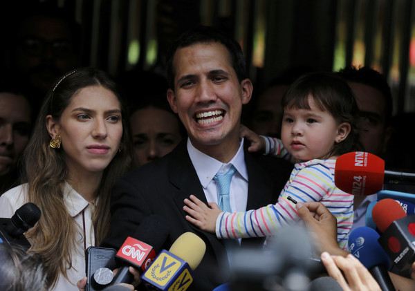 ▲▼ 委內瑞拉反對派領袖瓜伊多（Juan Guaidó）。（圖／達志影像／美聯社）