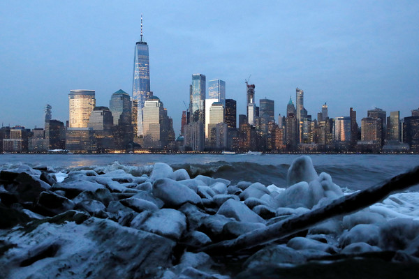 ▲美國受極地渦旋（Polar vortex）影響，本星期低溫-30℃破紀錄，芝加哥、紐約等地超冷。（圖／路透社）