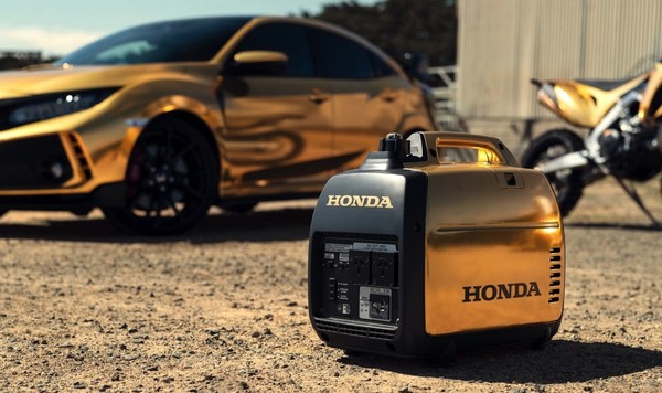 連發電機都有黃金戰甲　Honda澳洲推出全家族50週年「金裝」紀念版（圖／翻攝自Honda）