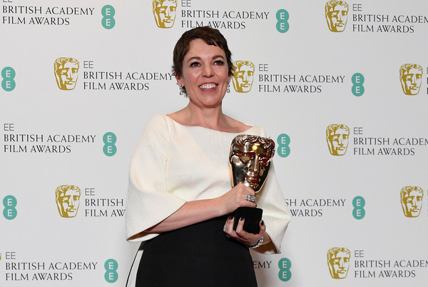 第72屆英國影藝學院電影獎奧莉薇亞柯爾曼（Olivia Colman）。（圖／路透）