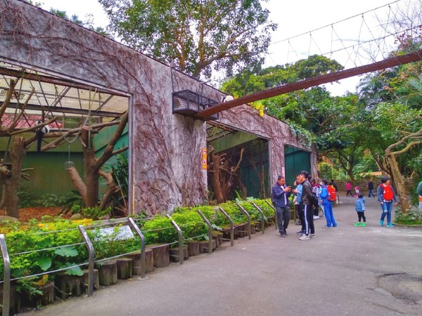 ▲「動物行為學院」外增設了空中步道。（圖／翻攝自台北市立動物園）