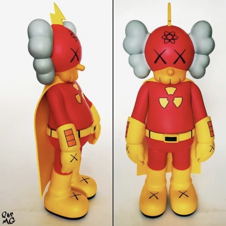 ▲訂製商製作小丑KAWS玩偶。（圖／翻攝自IG@fer_mg_studio）