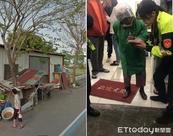▲Google街景圖幫助82歲嬤找到回家的路。（圖／台中龍井分駐所提供）