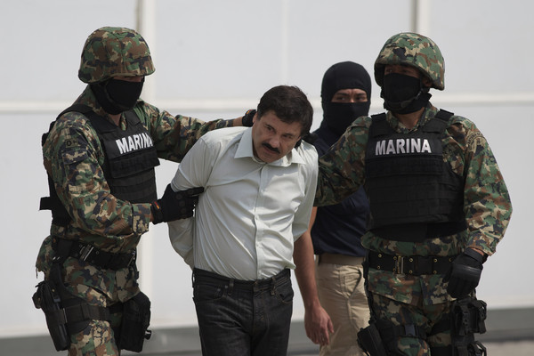 ▲▼ 墨西哥頭號毒梟「矮子」古茲曼（Joaquin El Chapo Guzman），2014年被逮捕資料照。（圖／達志影像／美聯社）