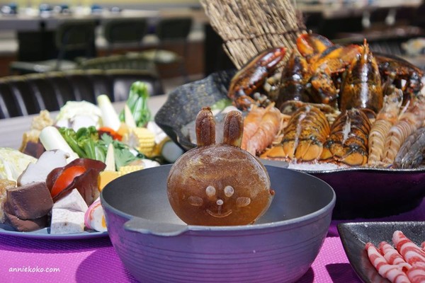 ▲宜蘭兔子迷宮和 A.Head金醄宴鍋物餐廳。（圖／安妮的天空 - 旅遊美食親子札記提供）