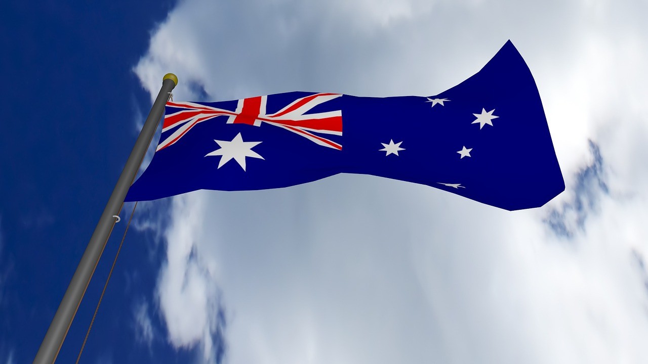 ▲▼澳洲，澳洲國旗。（圖／pixabay）