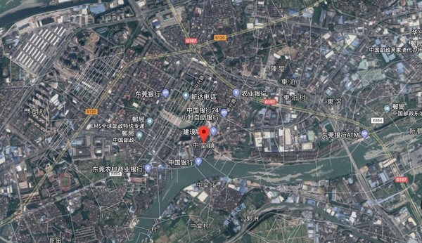 ▲東莞中堂鎮。（圖／翻攝自Google地圖）