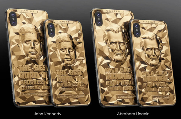 ▲▼美國總統肖像iPhone。（圖／截自Caviar）