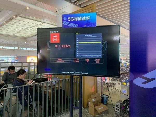 ▲▼上海虹橋車站啟動5G網路建設。（圖／取自澎派新聞）