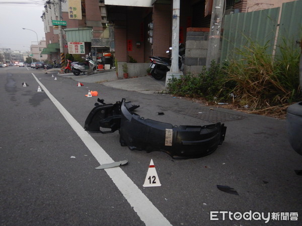 ▲台中沙鹿發生酒駕撞路人事件。（圖／記者陳玉攝）