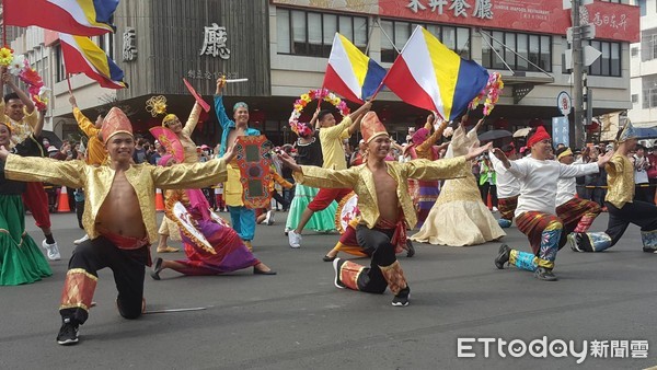 ▲台灣燈會開幕踩街迎賓　展現跨國際燈會歡樂氣氛▼             。（圖／記者陳崑福翻攝）