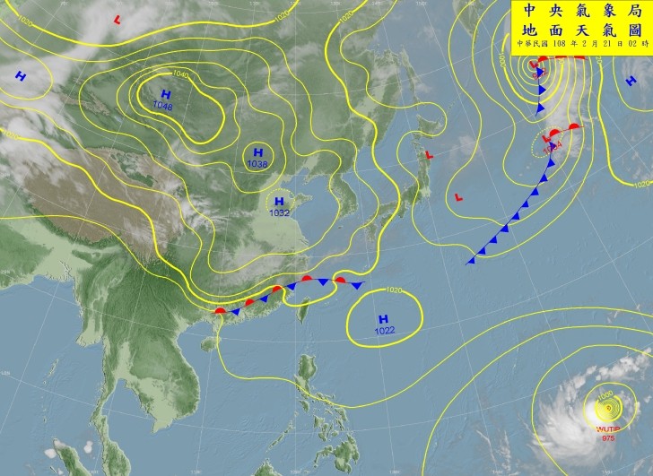 天氣圖。（圖／氣象局）