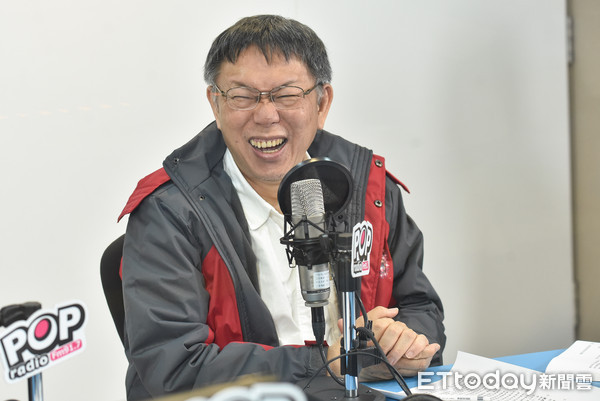 ▲▼台北市長柯文哲接受POP Radio《Pop搶先爆》主持人黃光芹專訪。（圖／記者李毓康攝）