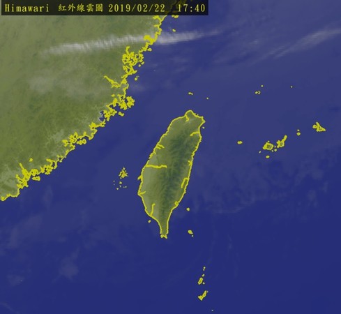 ▲▼衛星雲圖。（圖／翻攝自中央氣象局）