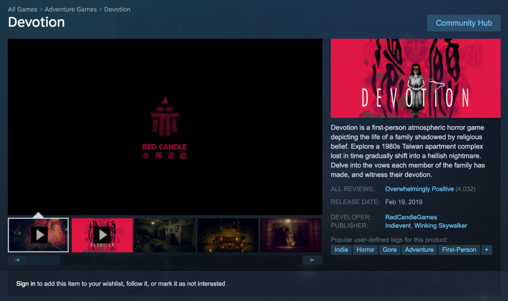 赤燭,還願,Steam（圖／翻攝自Steam頁面）