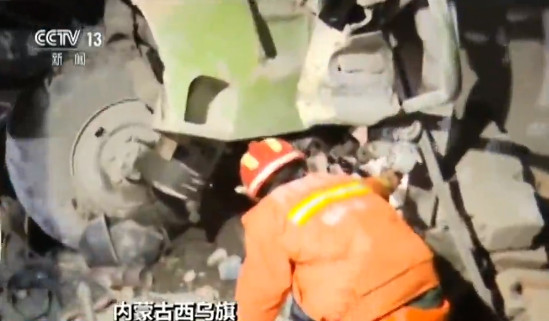 ▲內蒙古礦井事故。（圖／CCTV）
