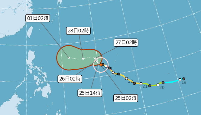 天氣圖。（圖／氣象局）