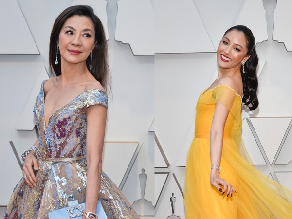 ▲《瘋狂亞洲富豪》演員走奧斯卡紅毯（圖／達志影像／美聯社）