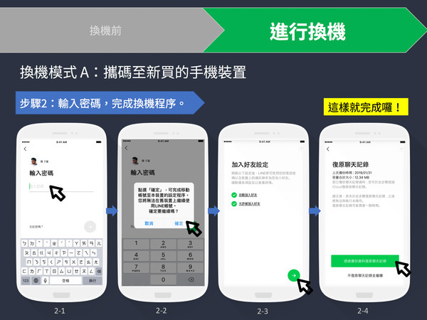 ▲LINE「新版」換機流程上線　第一次換機就上手。（圖／LINE提供）