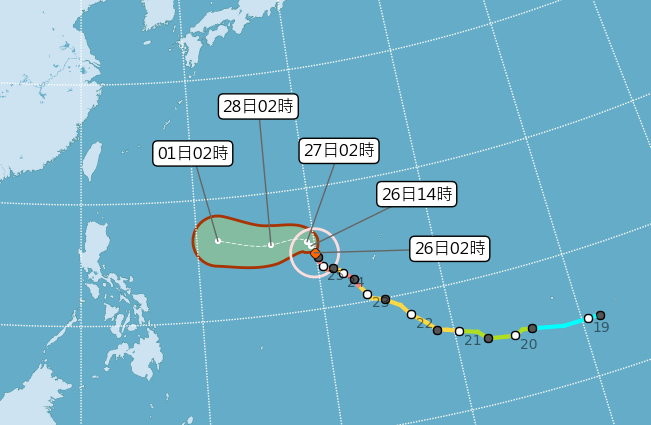 天氣圖。（圖／氣象局）