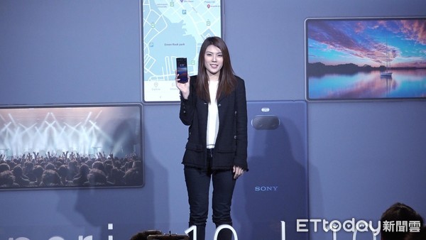 ▲理科太太SONY手機2019新品發表會站台。（圖／記者謝婷婷攝）