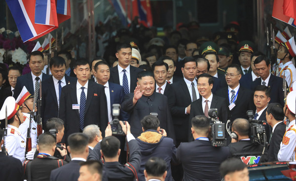 ▲▼北韓領導人金正恩抵越南。（圖／達志影像／美聯社）