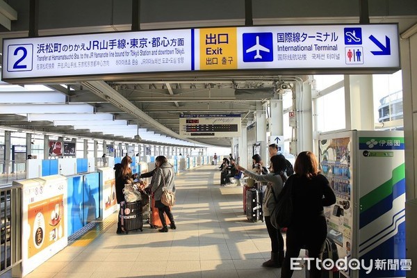 ▲▼東京單軌列車，觀光客，日本旅遊，自由行，FIT。（圖／記者蔡玟君攝）
