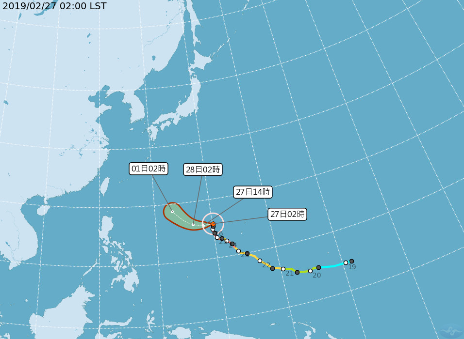 天氣圖。（圖／氣象局）