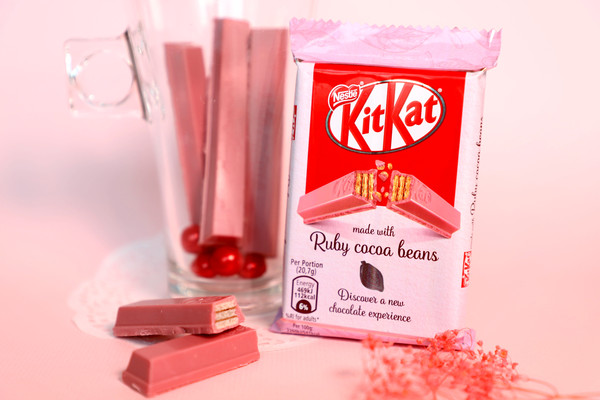 ▲KitKat Ruby巧克力。（圖／雀巢提供）