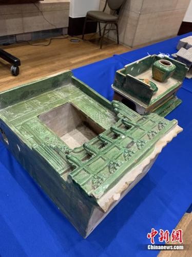 ▲▼美國返還中國外流文物。（圖／中新社）