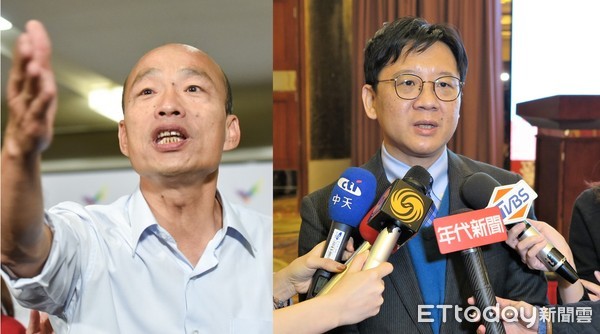 ▲▼高雄市長韓國瑜（左）和上海台協會長李政宏在3月將有兩次以上的見面機會。（合成圖／記者林敬旻、陳政錄攝）