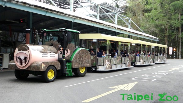 動物園「穿山甲列車」載客囉！（圖／台北市立動物園提供）