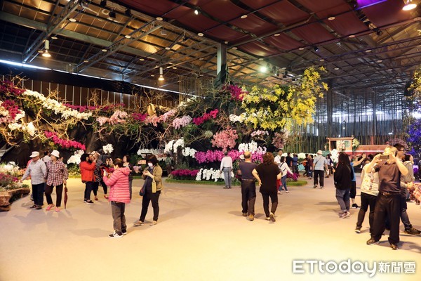 ▲2019台灣國際蘭展3月2日正式開園，為期10天的蘭展揭開序幕。（圖／記者林悅翻攝，下同）
