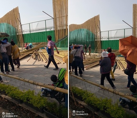 ▲▼台灣燈會傳意外。（圖／翻攝自發文到 聯結車 大貨車 大客車 拉拉隊 運輸業 照片影片資訊分享團）