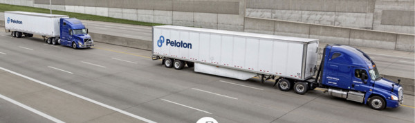 ▲▼Peloton Technology的「自動車輛結隊」服務。（圖／翻攝Peloton Technology）