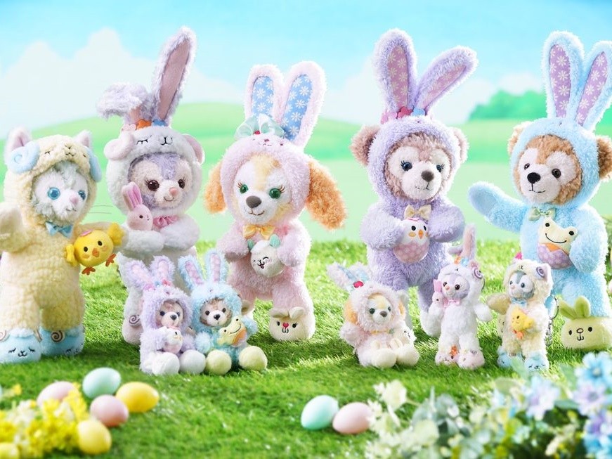 愿意为兔耳朵达菲家族飞一趟！香港迪士尼推80多款超Q春季限定商品