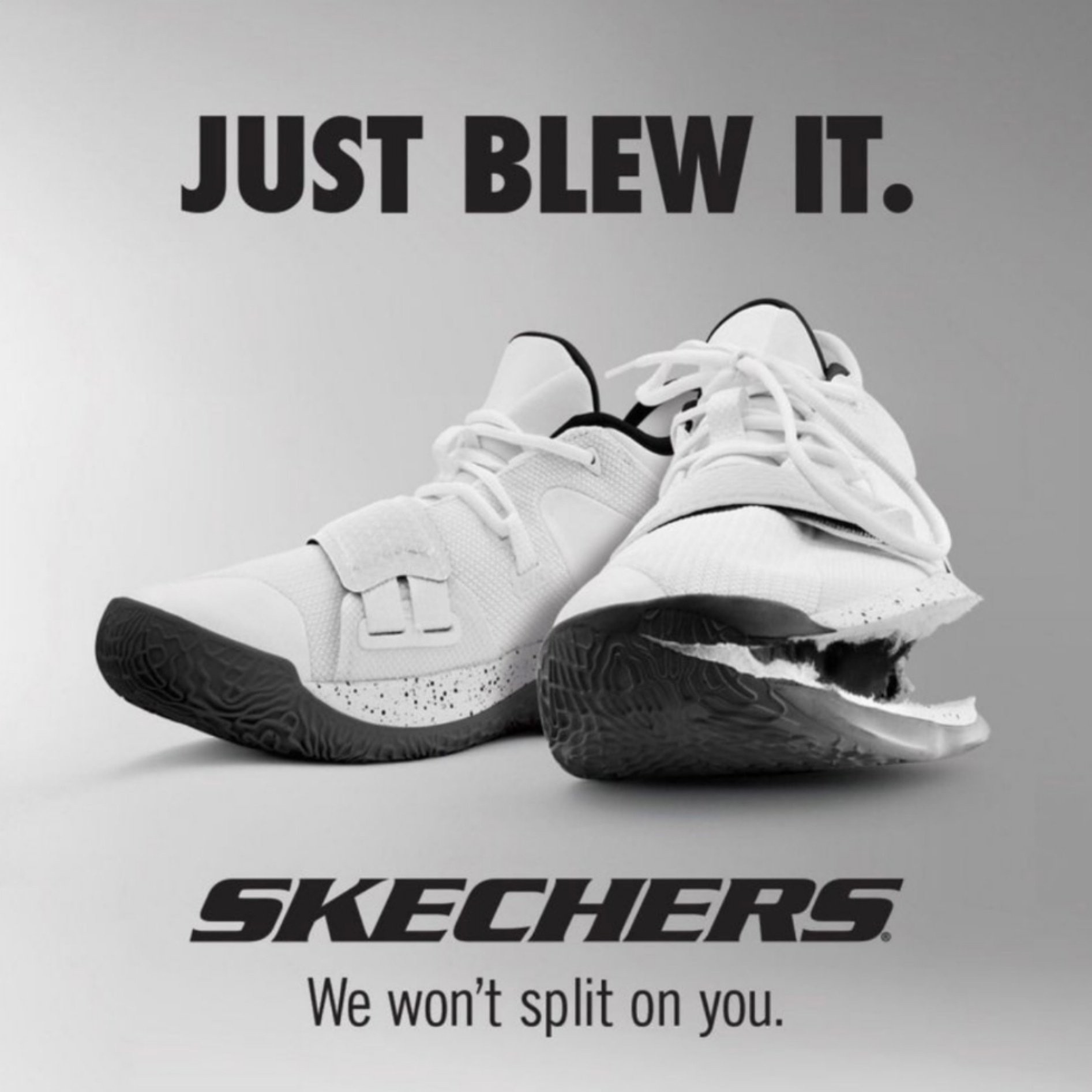 ▲Skechers vs Nike。（圖／翻攝自IG@bleacherreport、Twitter@itsDJMoore、@joefav、@JJantzen）