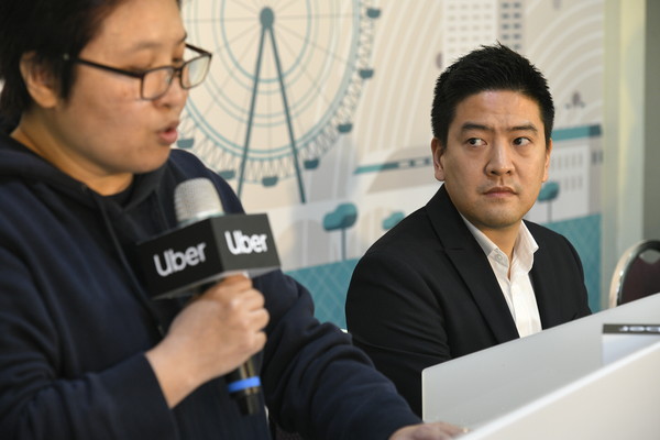▲▼ Uber針對運管規範訴求召開記者會，uber台灣區總經理吳罡  。（圖／記者湯興漢攝）