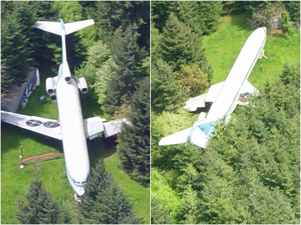 ▲▼波音727噴射客機一住20年！　森林驚見「超狂爺爺」的巨無霸豪宅。（圖／翻攝airplanehome網站）