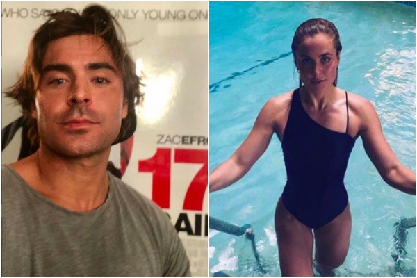 ▲▼柴克艾福隆（Zac Efron）傳出與23歲的奧運游泳健將Sarah Bro約會中。（圖／翻攝自IG）