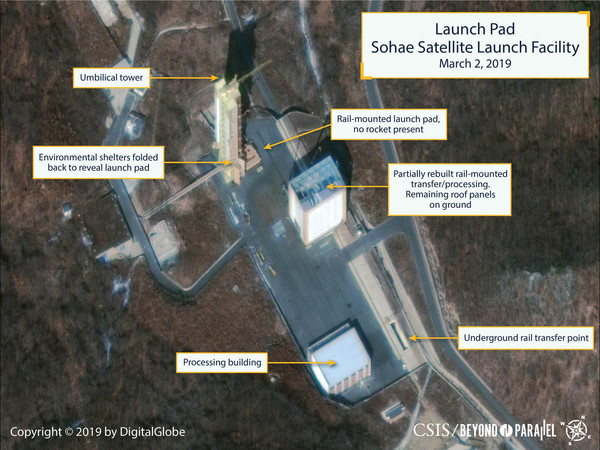 ▲▼西海衛星發射基地的發射台已重建且可運作。（圖／路透社）