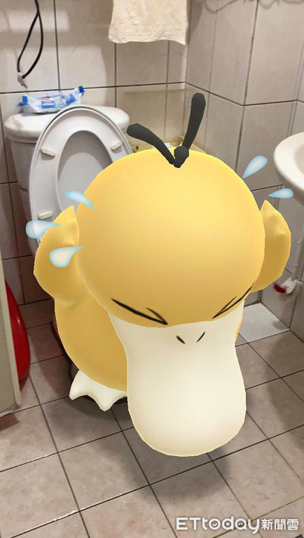▲《精靈寶可夢GO》（Pokémon GO）推出新功能「GO Snapshot」的AR實境技術。（圖／「制服地圖」創辦人江舜智授權提供，請勿隨意翻拍，以免侵權）