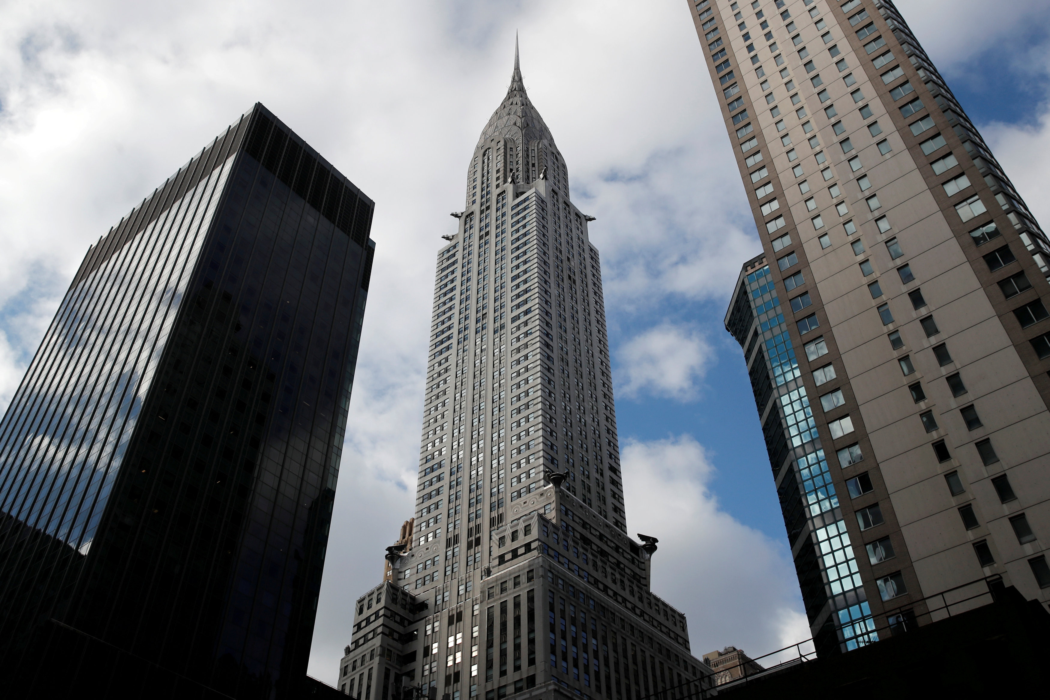 ▲▼紐約天際線經典地標克萊斯勒大廈（Chrysler Building）。（圖／路透）