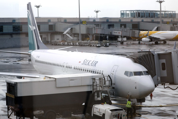 ▲▼ 新航旗下勝安航空（SilkAir）。（圖／達志影像／美聯社）