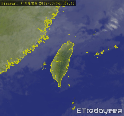 ▲▼14日氣象。（圖／中央氣象局）