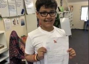 ▲▼10歲男孩收到澳航CEO親筆回信。（圖／翻攝自推特@Qantas）