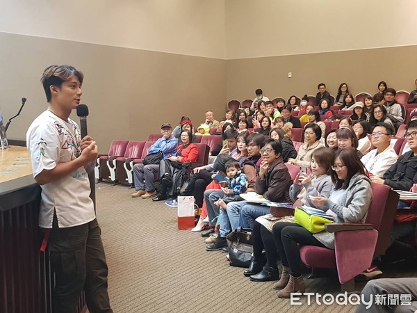 ▲金鐘主持人廖科溢談中美洲旅程。（圖／中美洲經貿辦事處提供）