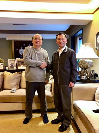 ▲▼蔡炳坤出任台北市副市長。（圖／翻攝自胡志強臉書粉專）