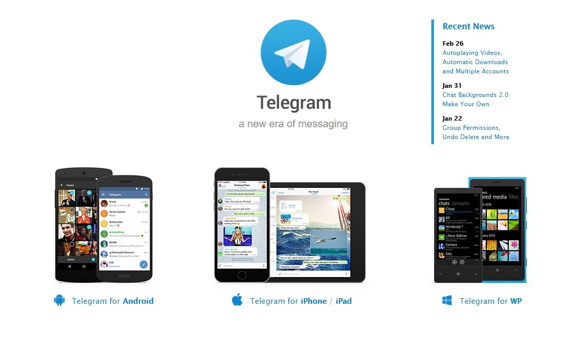 ▲▼通訊軟體Telegram。（圖／翻攝Telegram官網）